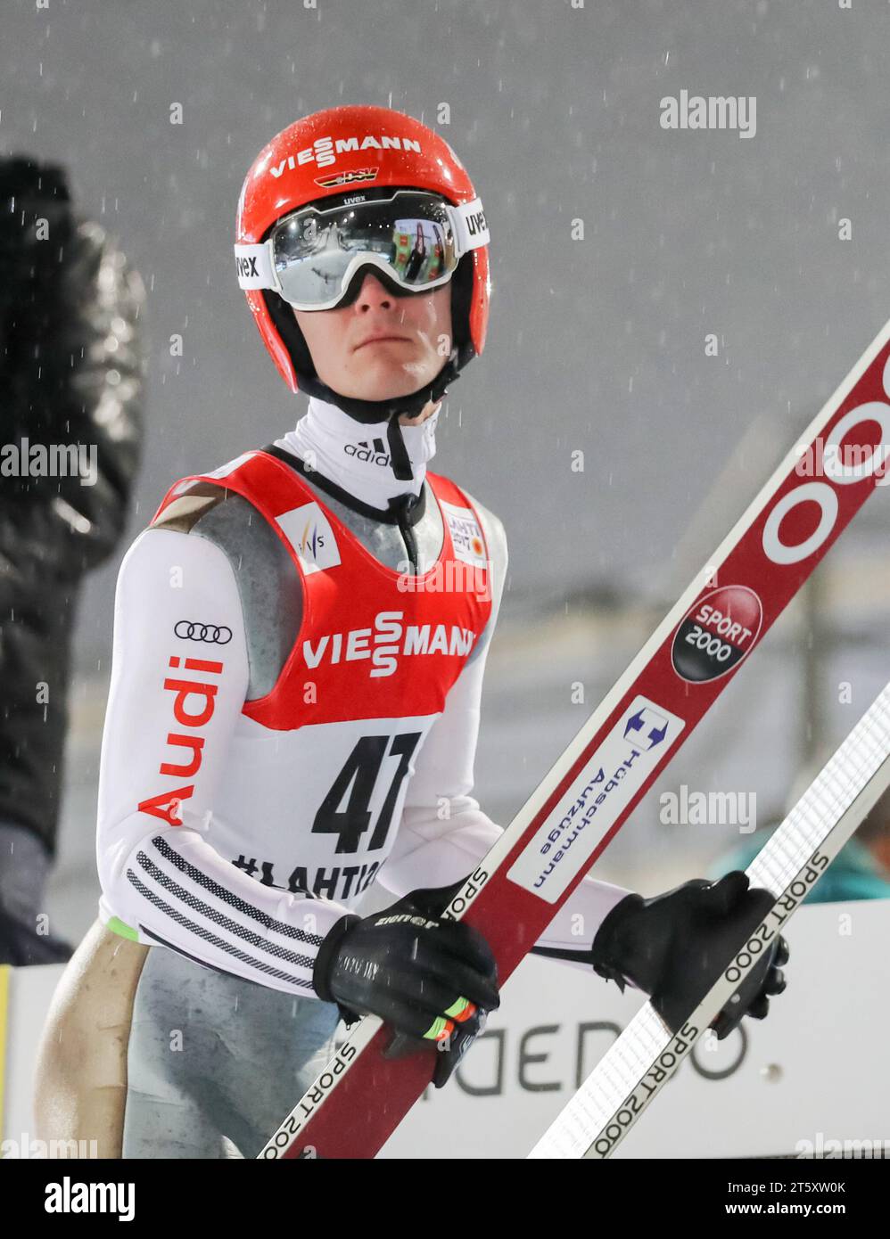 FIS NORDISCHE SKISPRINGEN-WELTMEISTERSCHAFTEN Skispringen Männer Groß-Hügel Einzelqualifikation Stephan Leyhe (DE) // Stephan Leyhe aus Deutschland Stockfoto