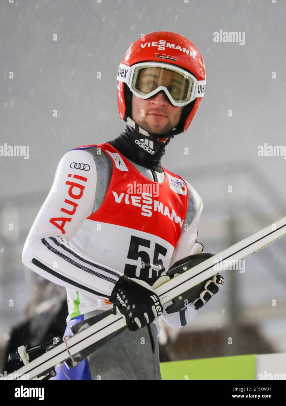 FIS NORDISCHE SKISPRINGEN-WELTMEISTERSCHAFTEN Skispringen Männer Groß-Hügel Einzelqualifikation Markus Eisenbichler (DE) // Markus Eisenbichler aus Deutschland Stockfoto