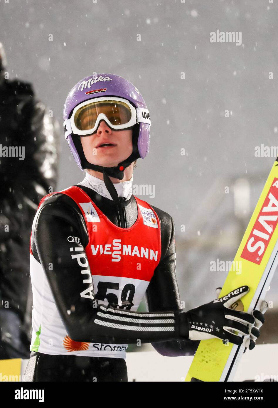 FIS NORDISCHE SKISPRINGEN-WELTMEISTERSCHAFTEN Skispringen Männer Großschanze Einzelqualifikation Andreas Wellinger (DE) // Andreas Wellinger aus Deutschland Stockfoto