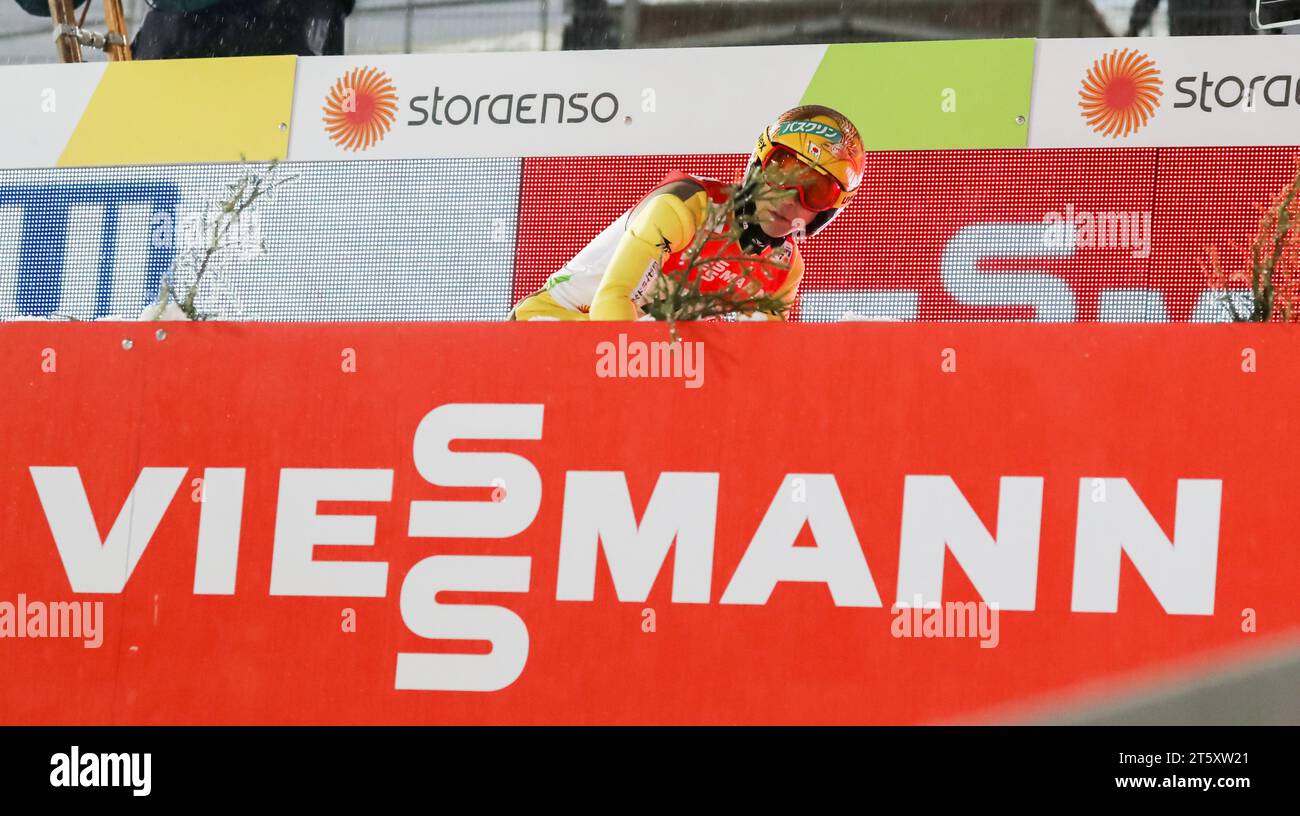 FIS NORDISCHE SKISPRINGEN-WELTMEISTERSCHAFTEN Skispringen Männer Groß-Hügel Einzelqualifikation Noriaki Kasai (JPN) // Noriaki Kasai of Japan Stockfoto