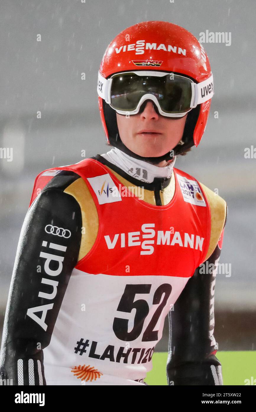 FIS NORDISCHE SKISPRINGEN-WELTMEISTERSCHAFTEN Skispringen Männer Groß-Hügel Einzelqualifikation Richard Freitag (DE) // Richard Freitag, Deutschland Stockfoto