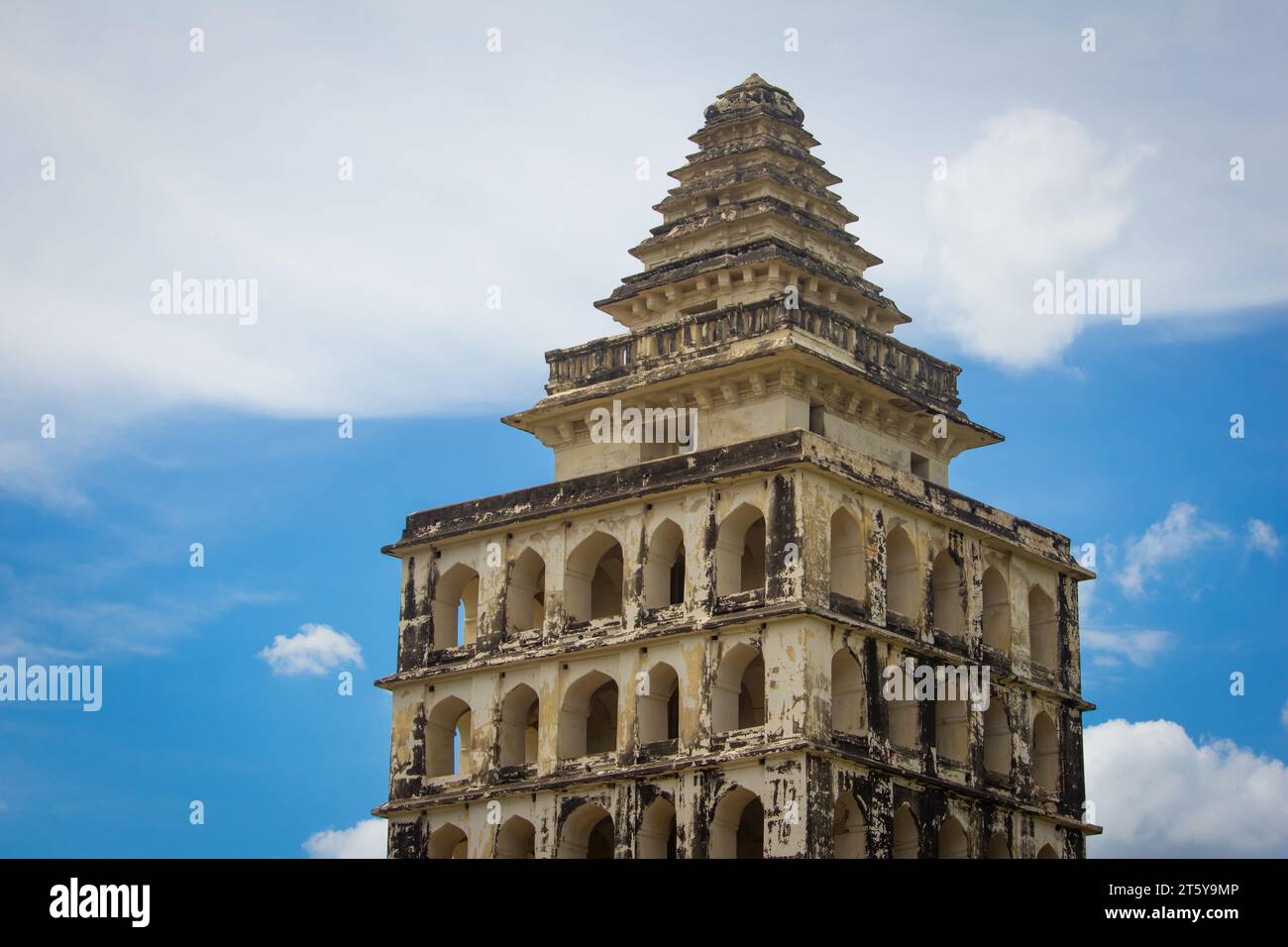 Kalyana Mahal (Heiratshalle) Komplex im Gingee Fort, Villupuram Bezirk, Tamil Nadu, Indien Stockfoto