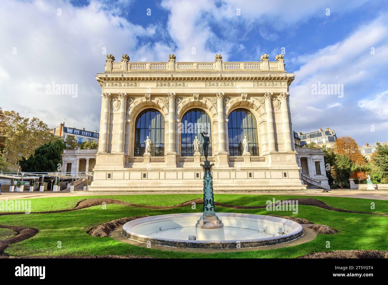 Außenansicht des Palais Galliera, Mode- und Bekleidungsmuseum, an der Avenue du Président Wilson, Paris 16, Frankreich. Stockfoto