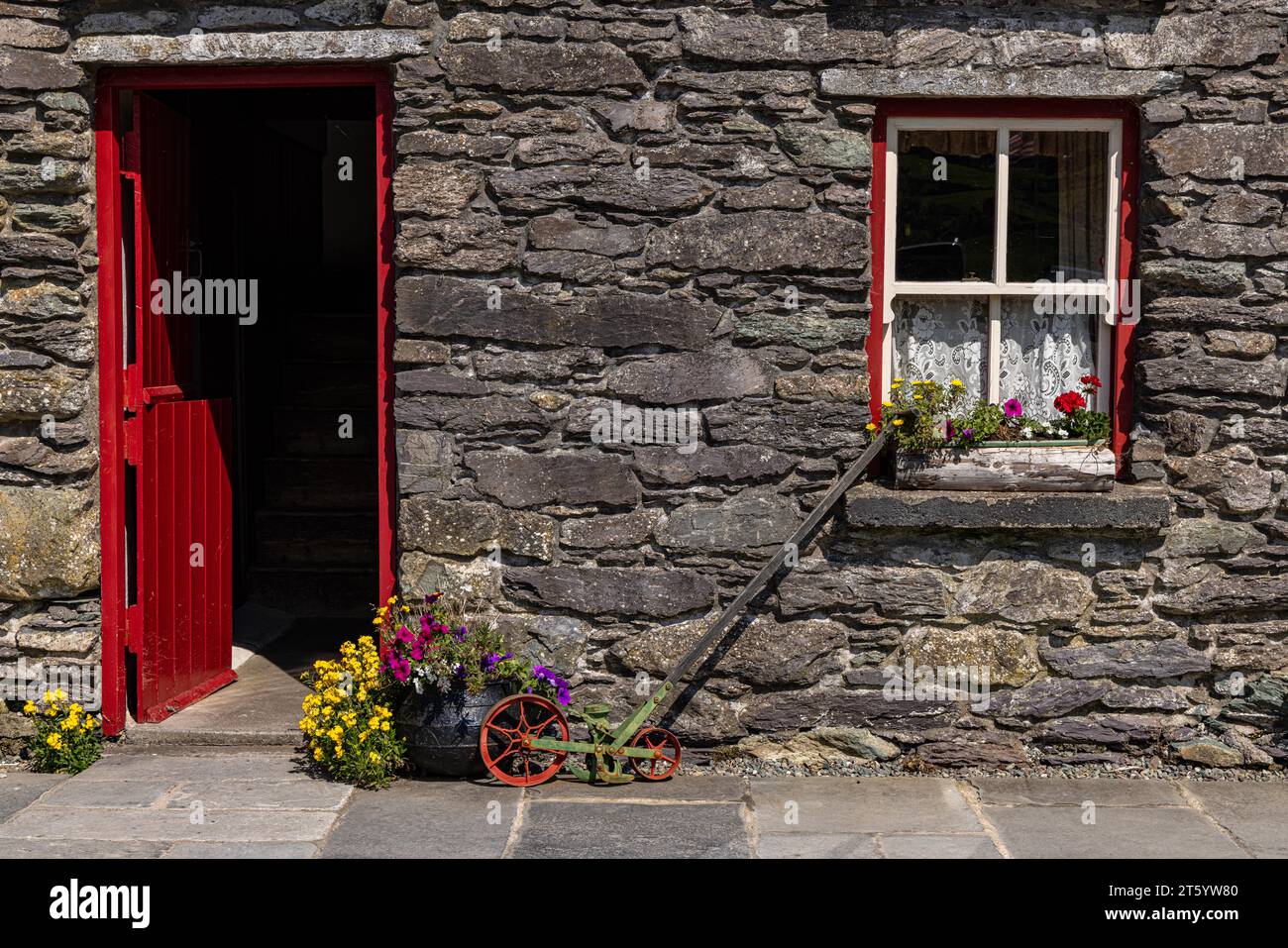 Molly Gallivans Farm, County Kerry, Irland Stockfoto
