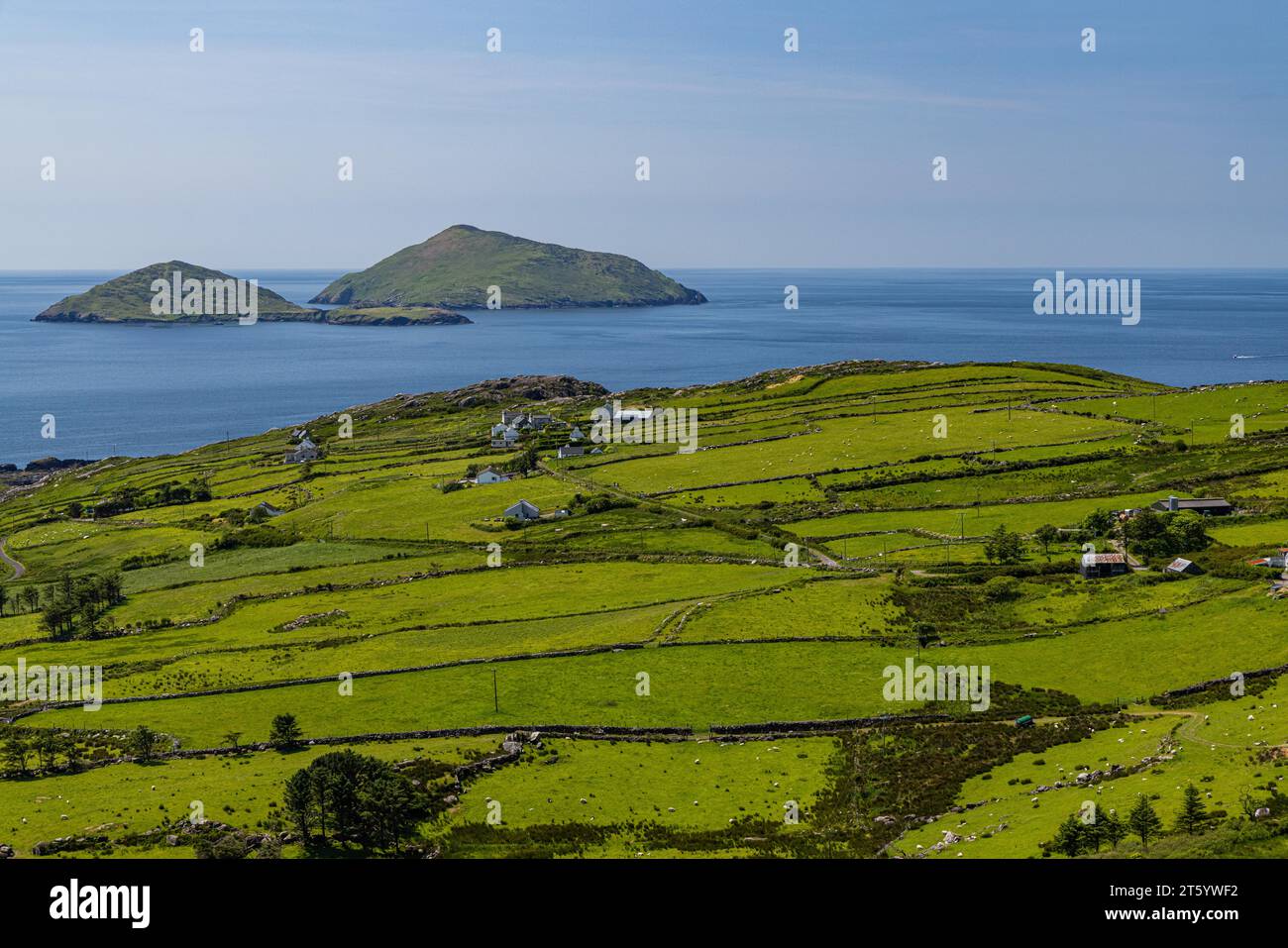 Auf dem Ring of Kerry, Ring of Kerry, County Kerry, Irland Stockfoto