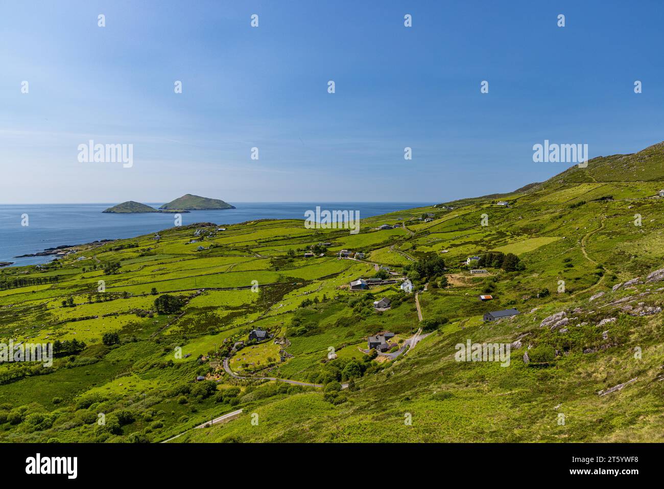 Auf dem Ring of Kerry, Ring of Kerry, County Kerry, Irland Stockfoto