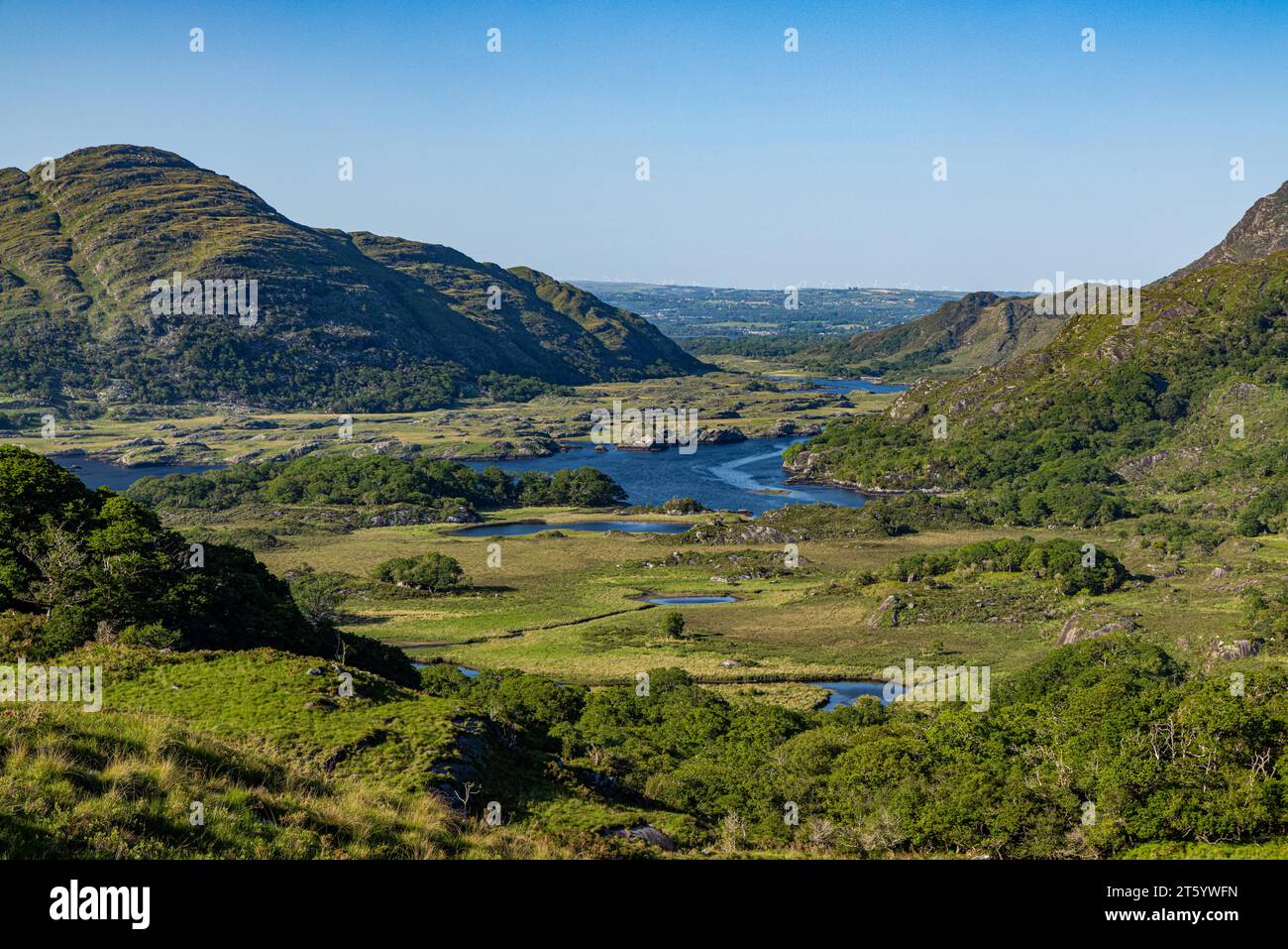 Ladies View in Kilarney NP, Coounty Kerry, Irland Stockfoto