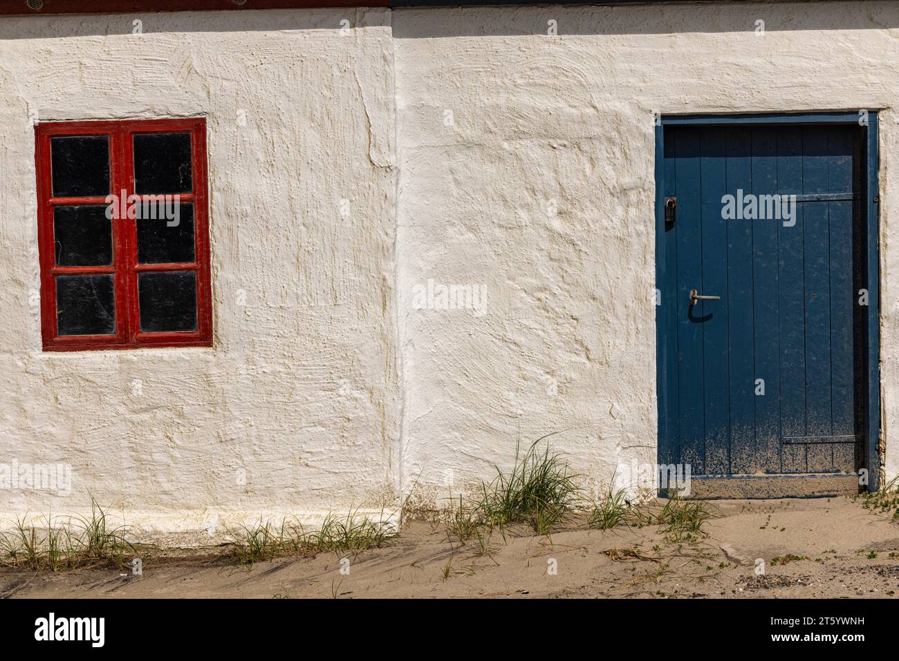 Stenbjerg Landingsplads, Jütland, Dänemark Stockfoto