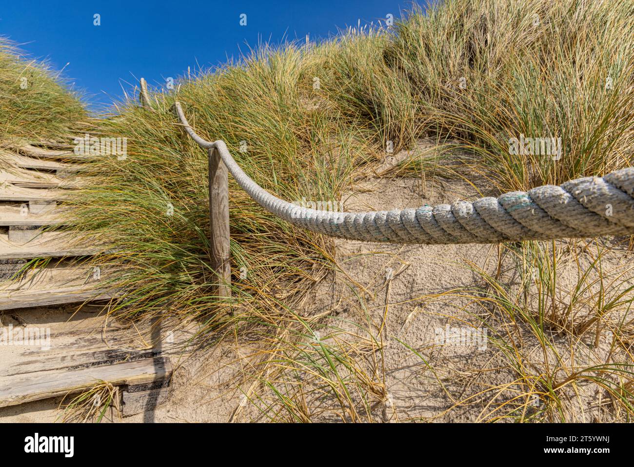 Stenbjerg Landingsplads, Jütland, Dänemark Stockfoto