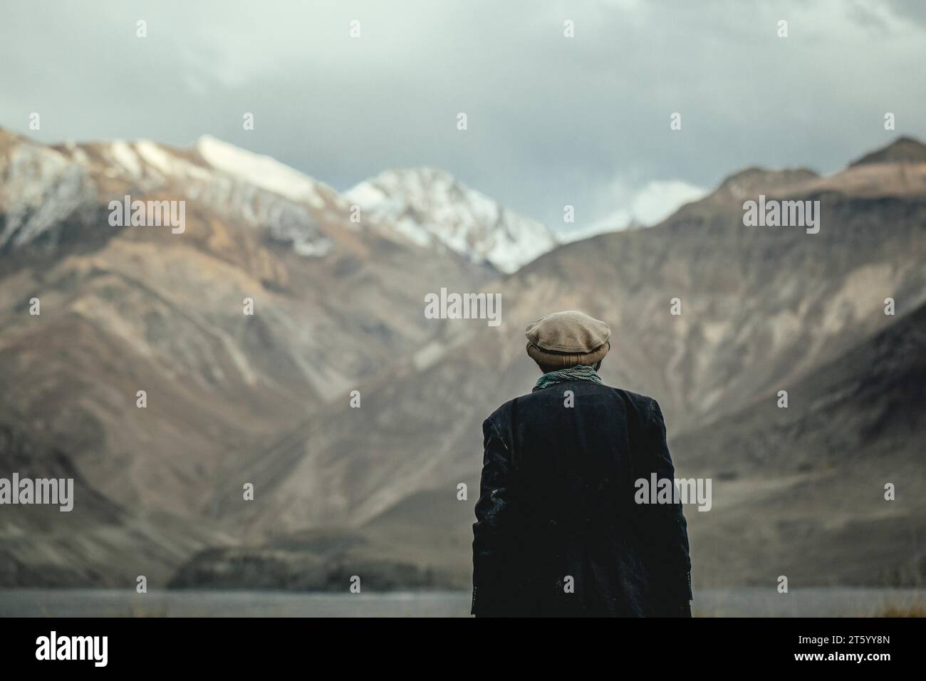 Qach Beg, Wakhi-Bauer in Saradh-e-Broghil, Wakhan Corridor, Afghanistan Stockfoto