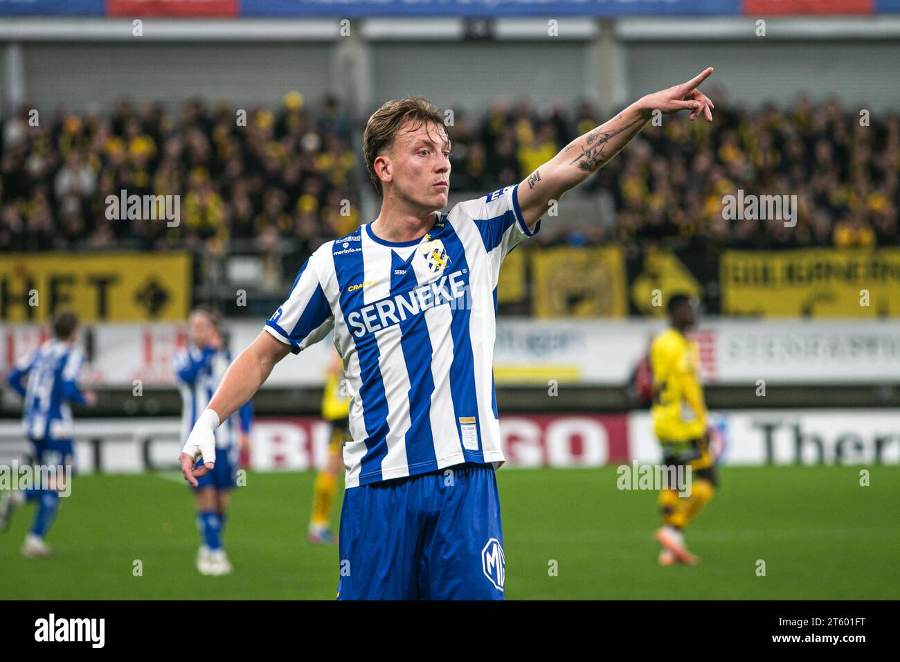 Halmstad, Schweden. 30. Oktober 2023. Sebastian Hausner (15) vom IFK Göteborg wurde während des Allsvenskan-Spiels zwischen dem IFK Göteborg und Elfsborg bei Gamle Ullevi in Göteborg gesehen. (Foto: Gonzales Photo - Amanda Persson). Stockfoto