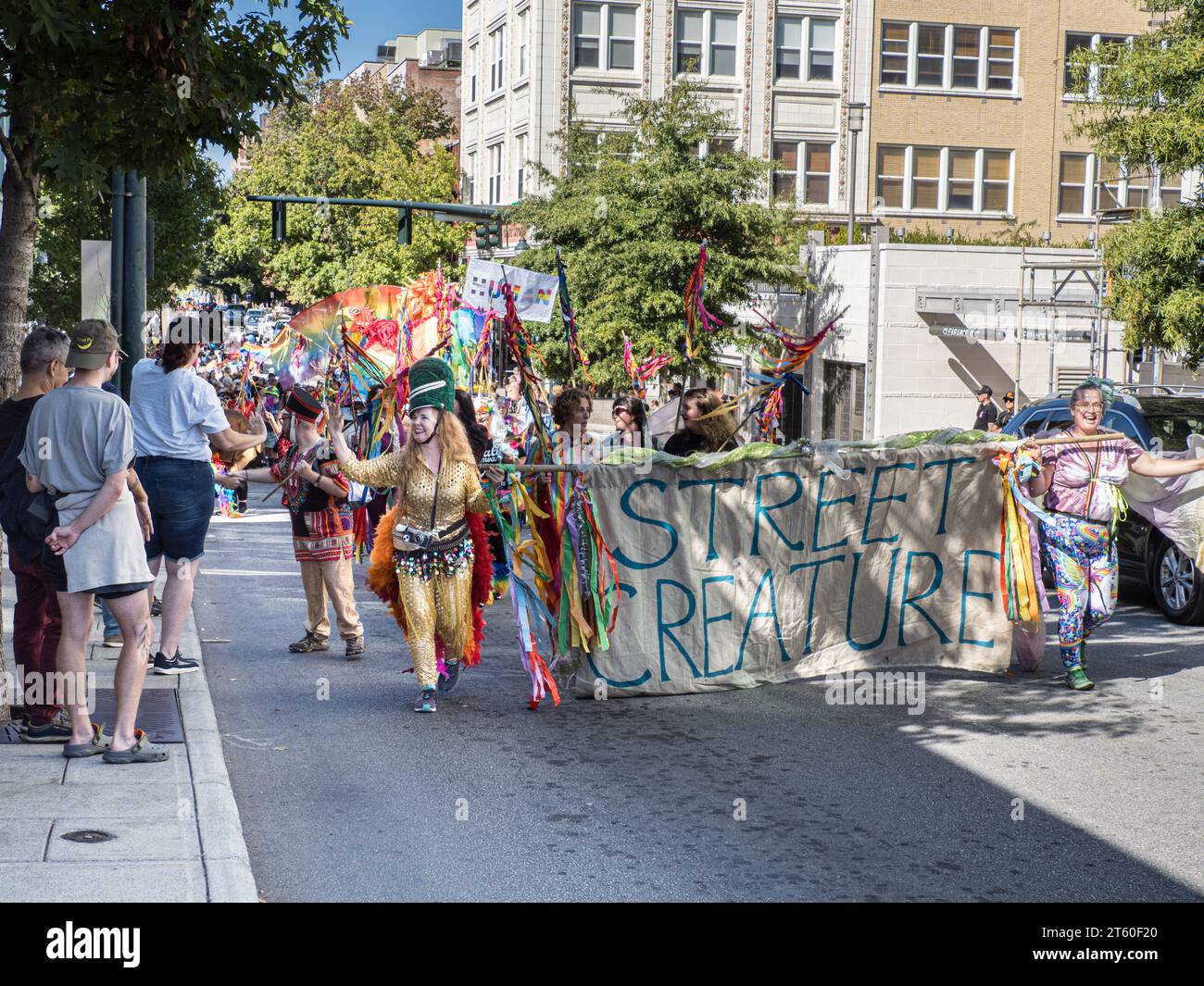 Gay Pride March - Asheville North Carolina Stockfoto
