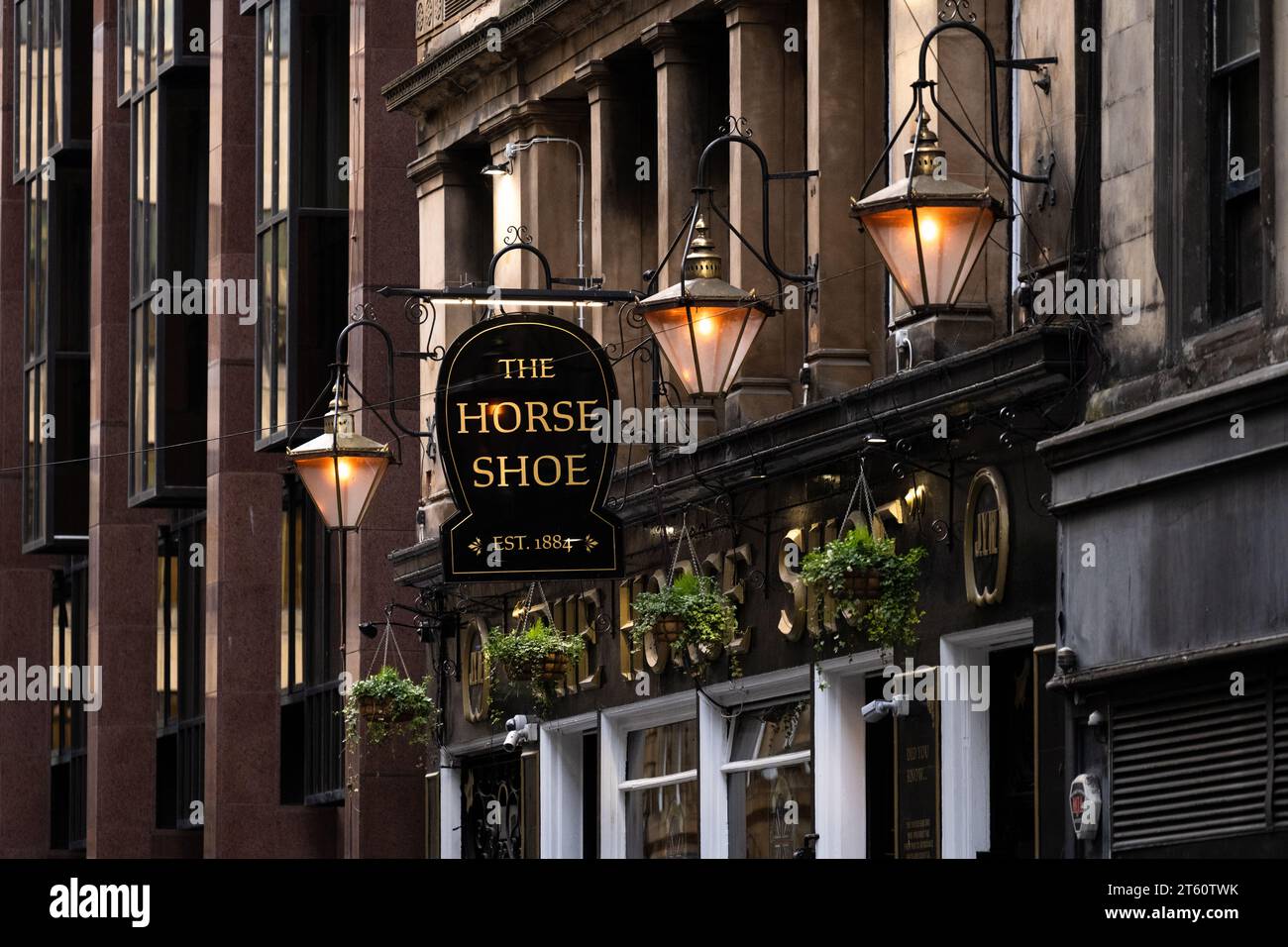 The Horseshoe Bar, Drury Street, Glasgow, Schottland, Großbritannien Stockfoto