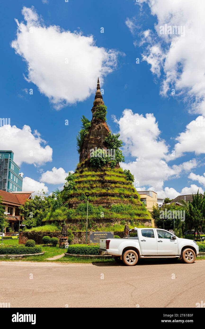 Dass Dam Stupa, Stadtzentrum, Vientiane, Laos, Südostasien, Asien Stockfoto