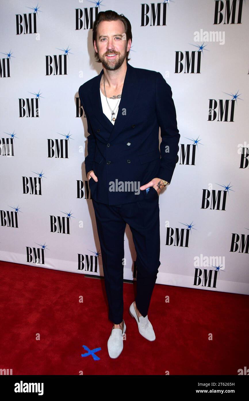 November 2023: Nashville, Tennessee, Charles Kelley. 2023 BMI Country Awards im Hauptquartier der BMI Music Row. (Kreditbild: © Dara-Michelle Farr/AdMedia via ZUMA Press Wire) NUR REDAKTIONELLE VERWENDUNG! Nicht für kommerzielle ZWECKE! Stockfoto