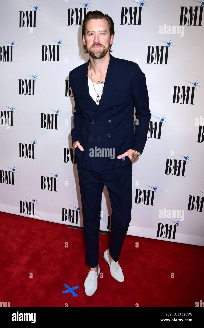 November 2023: Nashville, Tennessee, Charles Kelley. 2023 BMI Country Awards im Hauptquartier der BMI Music Row. (Kreditbild: © Dara-Michelle Farr/AdMedia via ZUMA Press Wire) NUR REDAKTIONELLE VERWENDUNG! Nicht für kommerzielle ZWECKE! Stockfoto