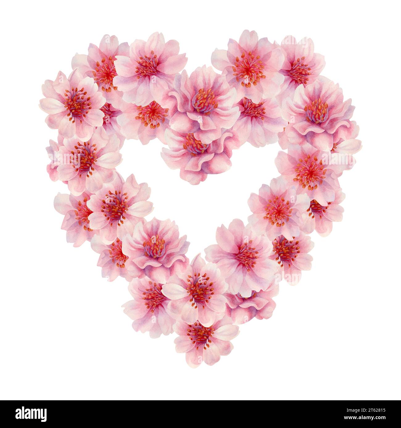 Hochzeit blumen aquarell Ausgeschnittene Stockfotos und -bilder - Alamy