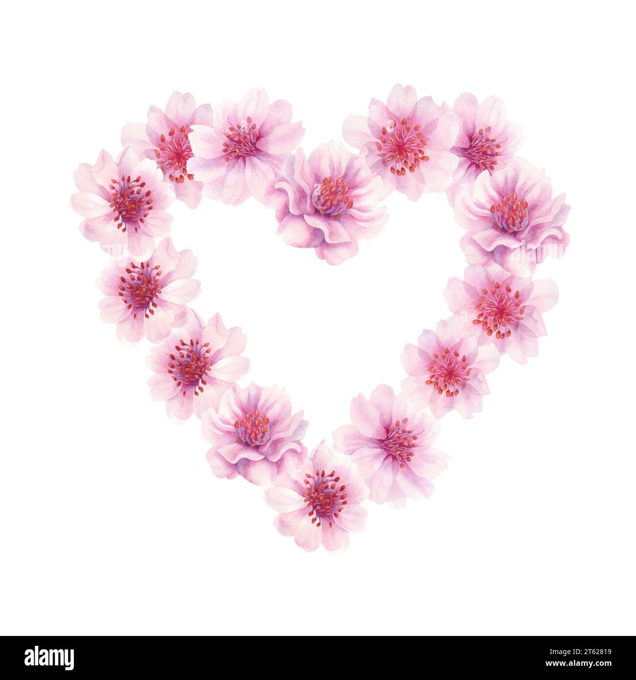 Hochzeit blumen aquarell Ausgeschnittene Stockfotos und -bilder - Alamy