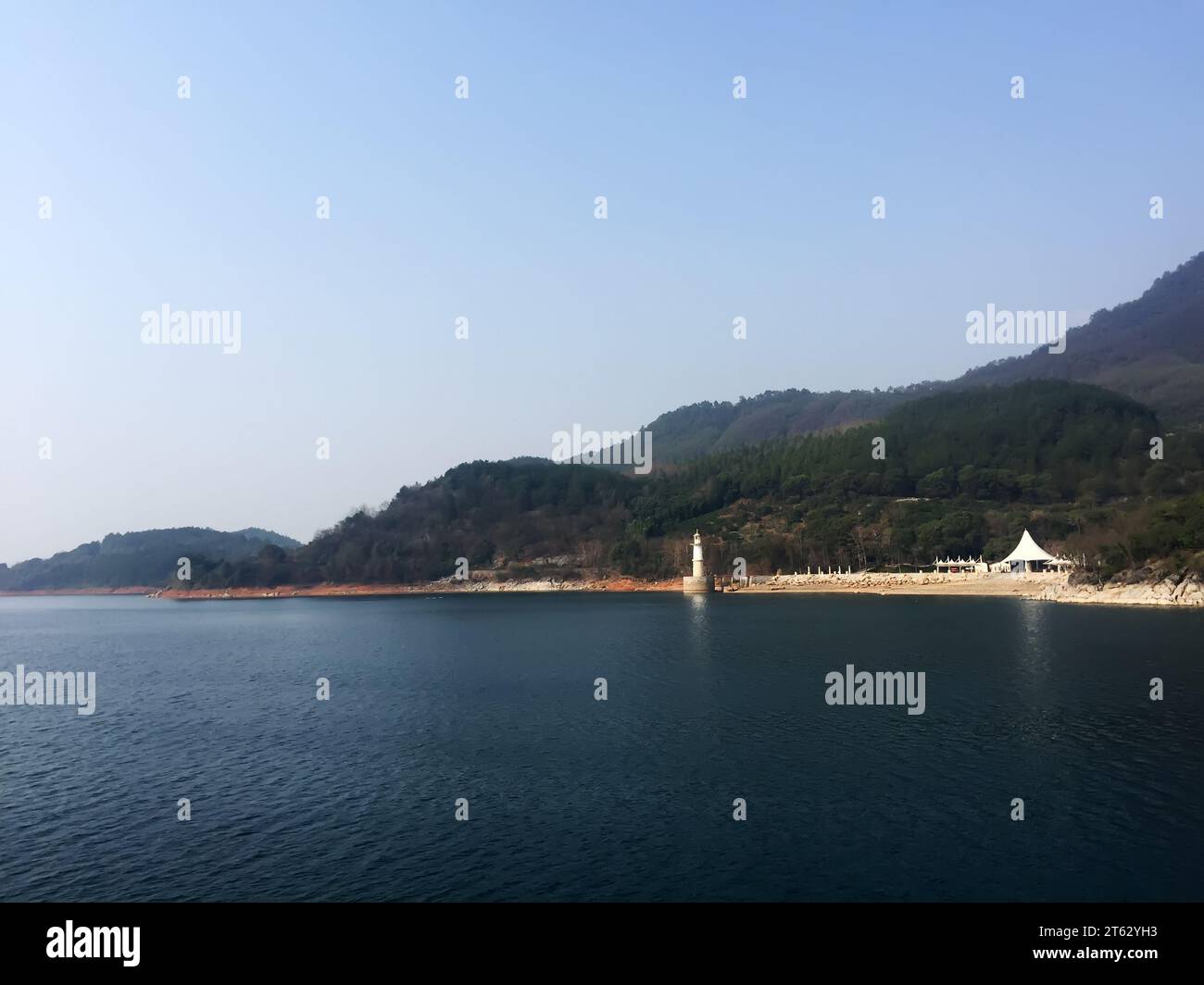 Die natürliche Landschaft des Zhejiang Qiandao Lake， China Stockfoto
