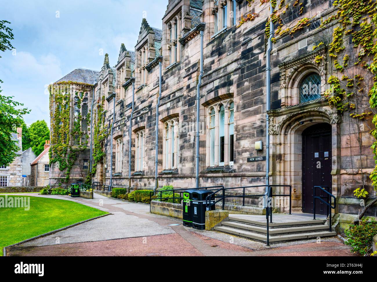 Das Gebäude des neuen Königs, University of Aberdeen, Old Aberdeen, Schottland, Großbritannien. A. Marshall Mackenzie, 1912. Stockfoto