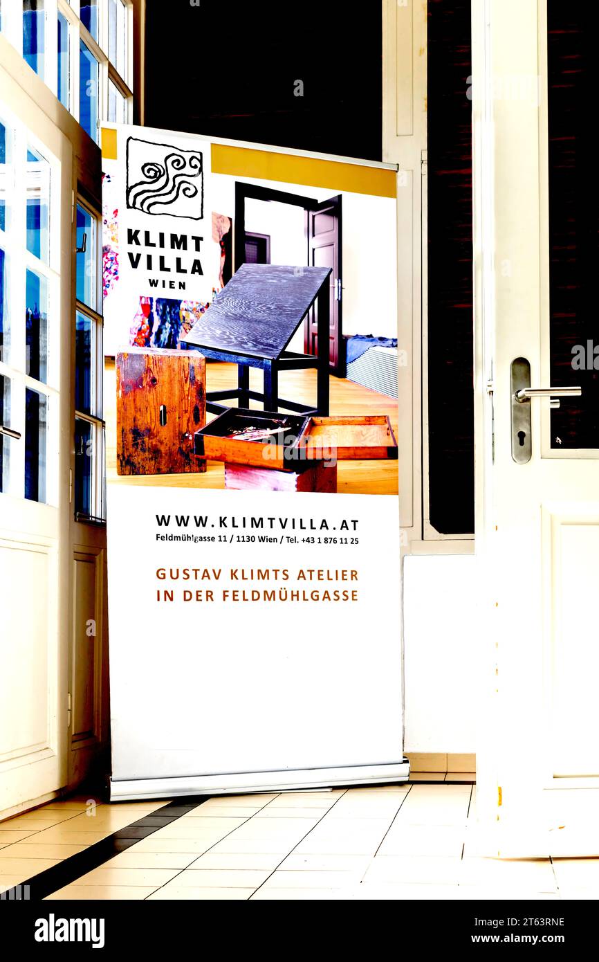 Wien – Wien (Österreich): Gustav Klimts Studio in Hietzing Stockfoto
