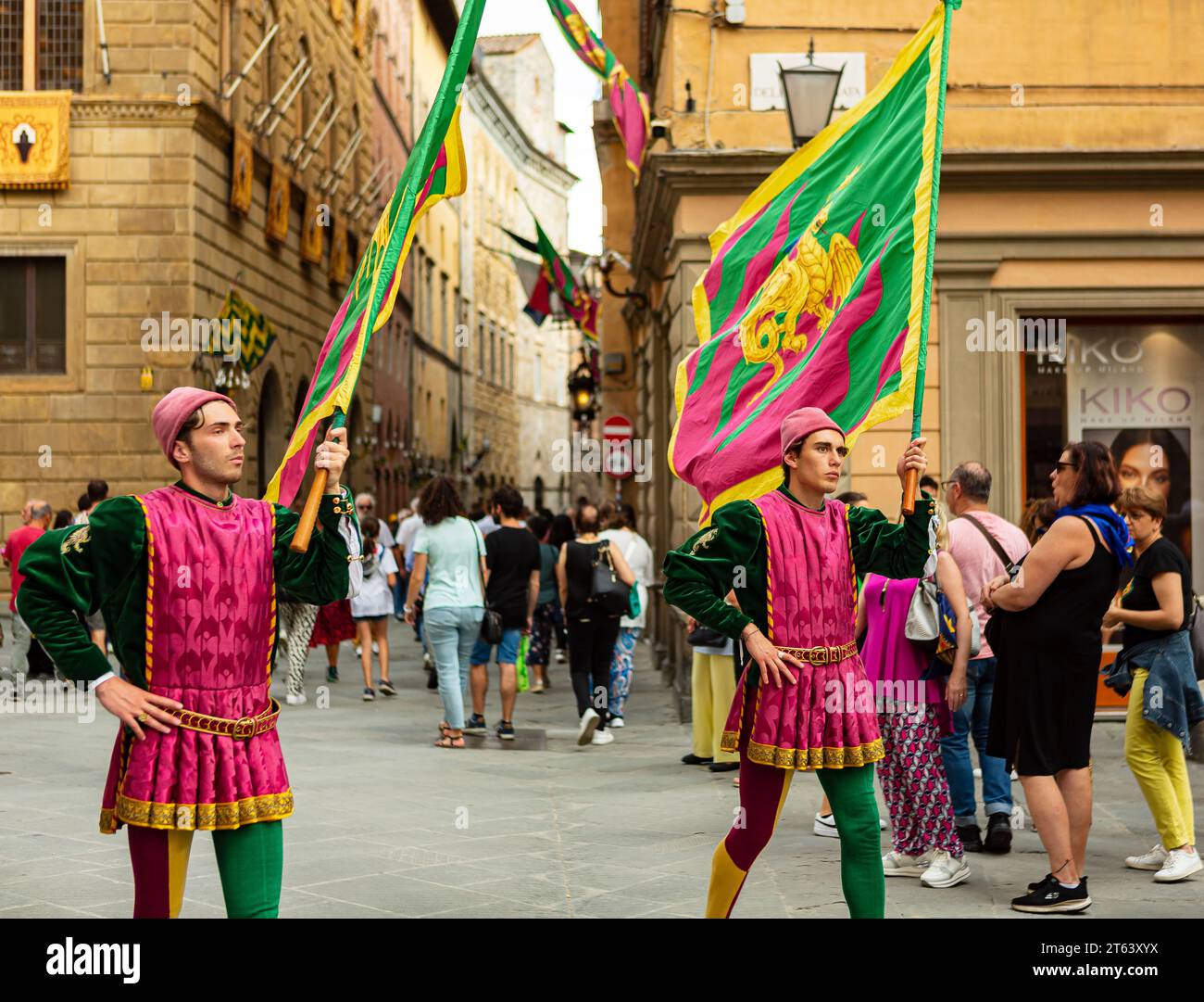 Palio di Siena 2023 Stockfoto