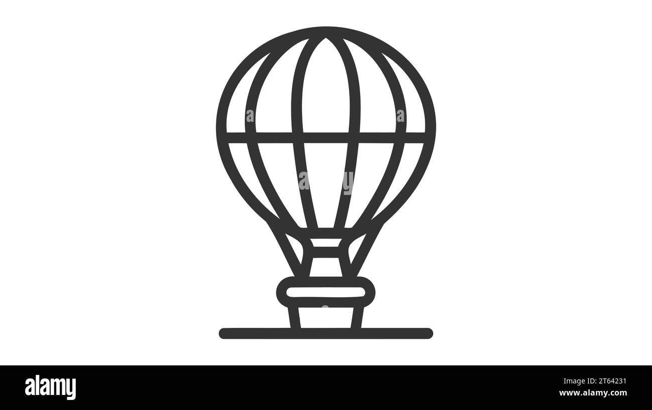 Vektorsymbol „Fallschirmspringen“. Dünne Linie schwarz Fallschirmspringen Symbol, flache Vektor einfache Element Illustration aus editierbaren Freizeit Konzept isoliert st Stock Vektor