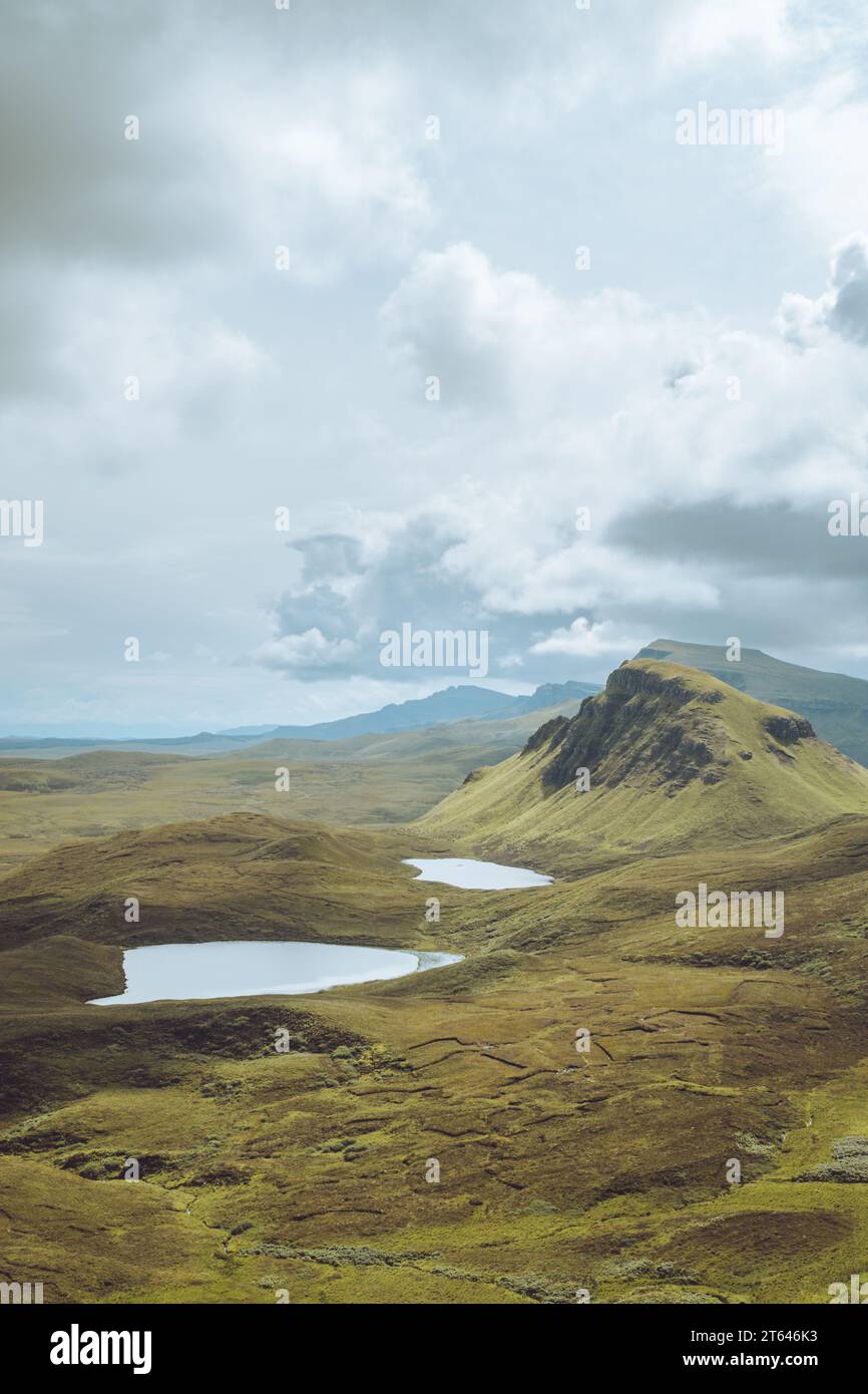 Der Quiraing Isle Of Skye Scotland Stockfoto