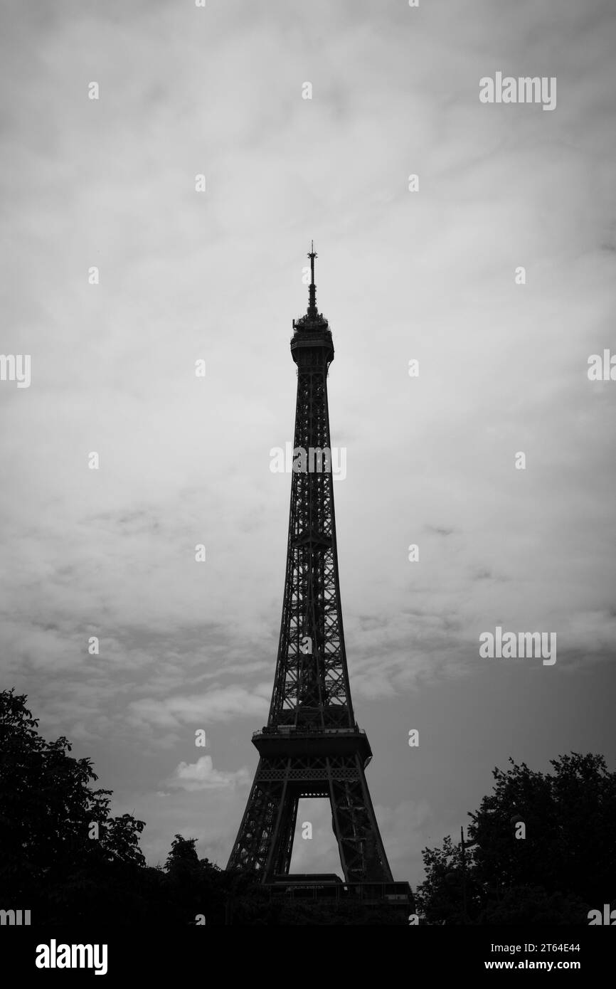 Eiffelturm Paris Frankreich Stockfoto