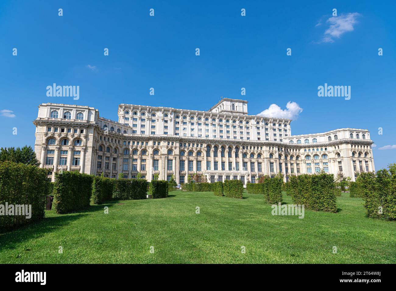 Palast des Parlaments in Bukarest (Rumänien) Stockfoto