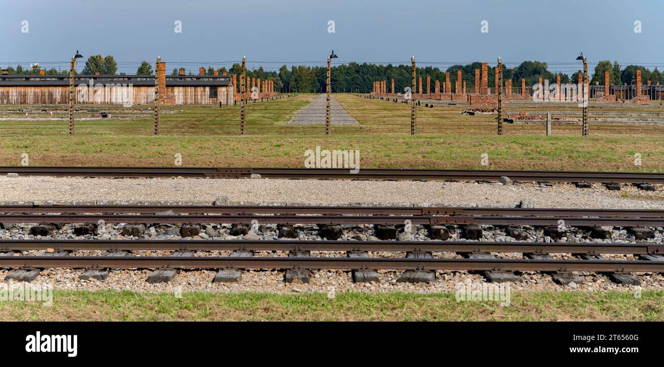 KZ Auschwitz, Polen Stockfoto
