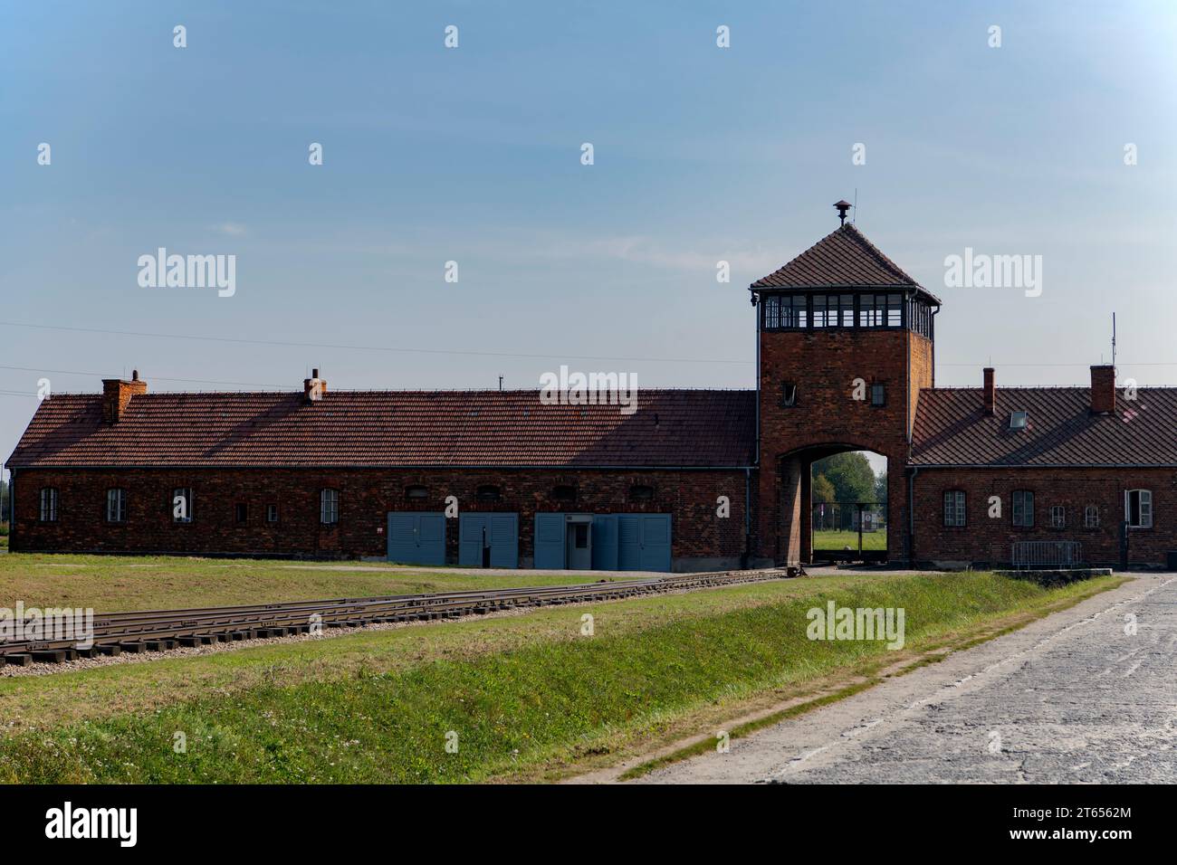 KZ Auschwitz, Polen Stockfoto