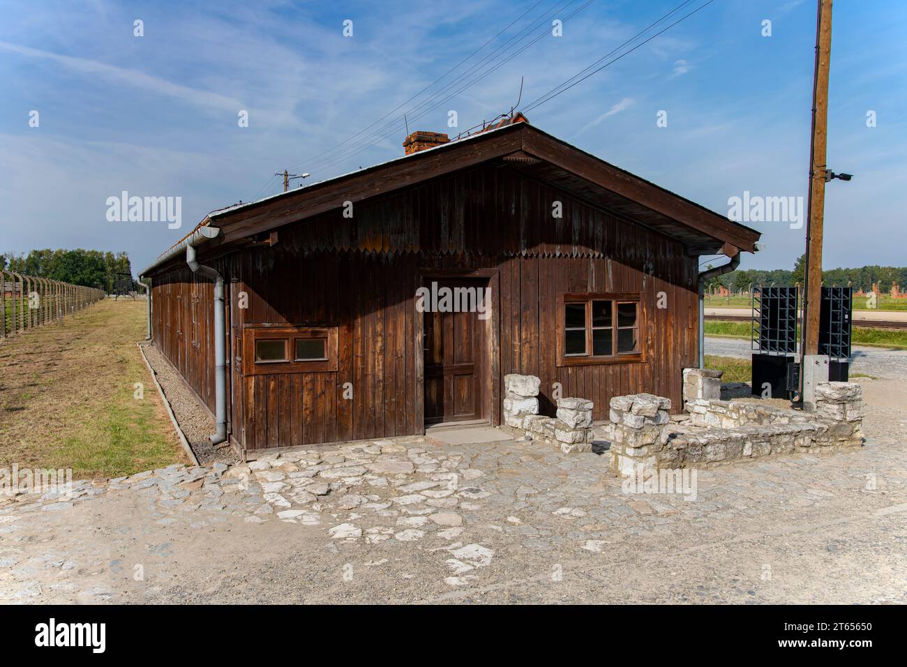 KZ Auschwitz, Polen Stockfoto
