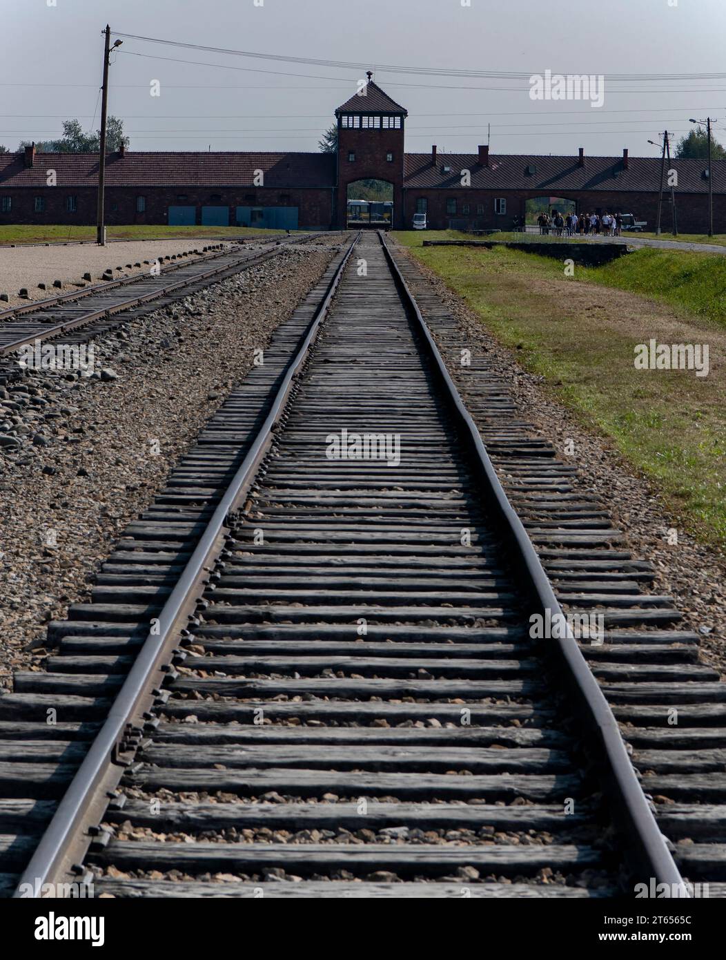 KZ Auschwitz, Polen Stockfoto