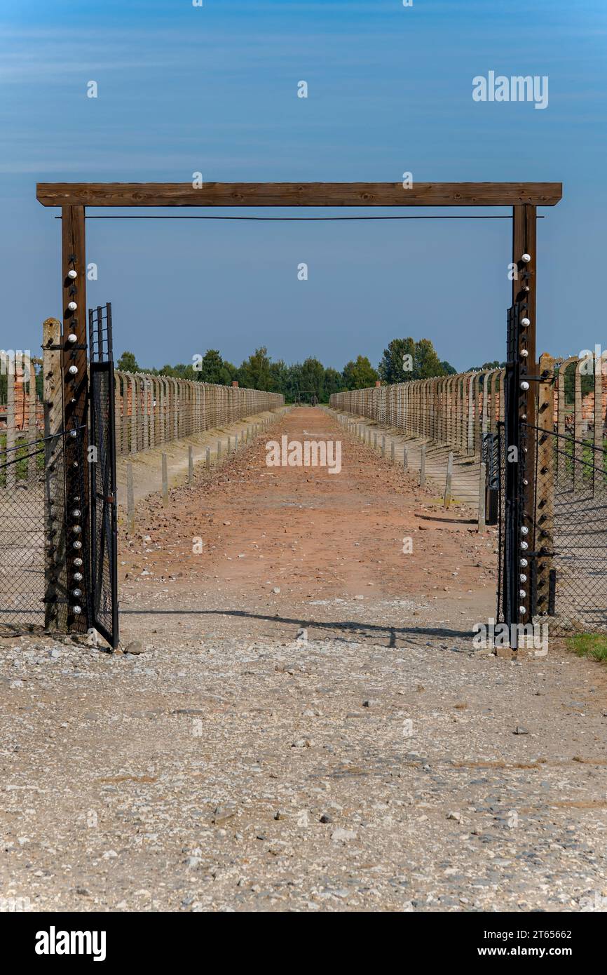 KZ Auschwitz, Polen Stockfoto