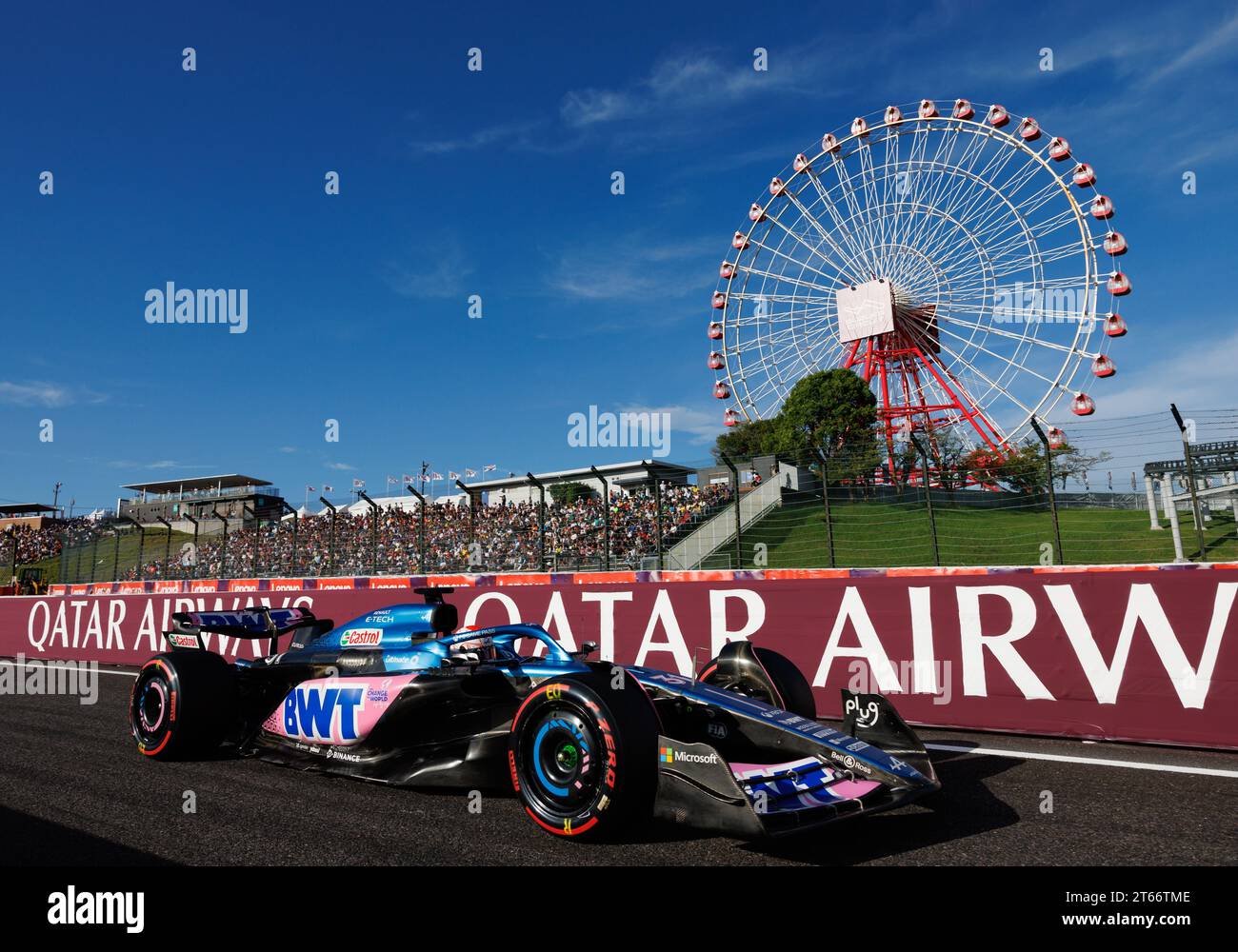 Suzuka Grand Prix Circuit, 9. November 2023: Esteban Ocon (FRA) vom Team Alpine während des Formel 1 Grand Prix von Japan 2023. Stockfoto