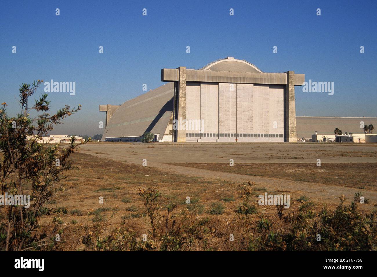 Tustin Marine Corps Blimp Hangar, Militär, Irvine CA, Flugplatz, Marine Corps Stockfoto