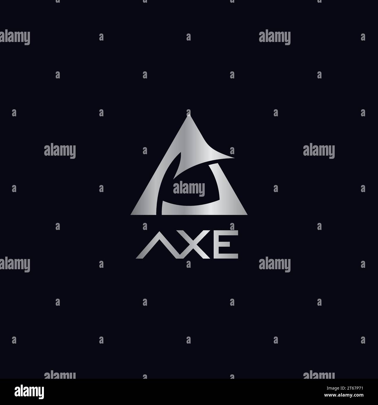 Axt-Logo einfaches und modernes Design Stock Vektor