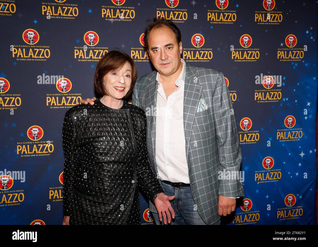 Susanne Juhnke, Oliver Juhnke bei der Weltpremiere Ghosts und Ducks im Palazzozelt Berlin. *** Susanne Juhnke, Oliver Juhnke bei der Weltpremiere Ghosts and Ducks im Palazzo Zelt Berlin Credit: Imago/Alamy Live News Stockfoto