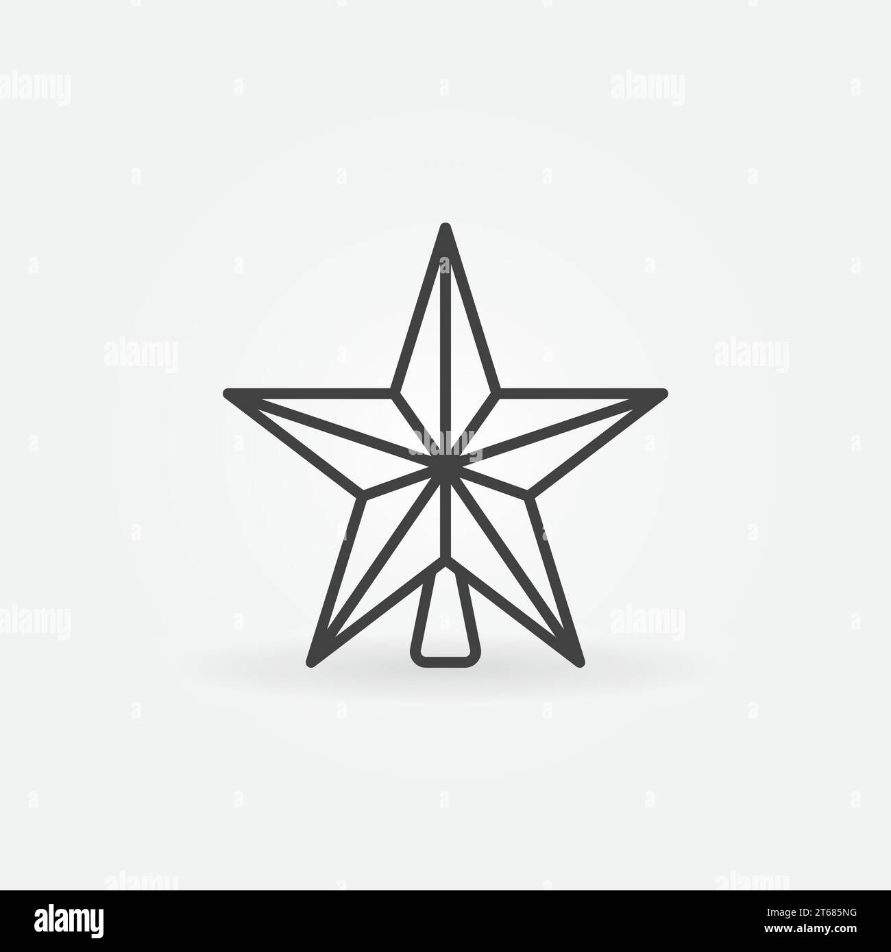 Weihnachtsstern dnne Linie Symbol. Northern Star Outline Stil Piktogramm  auf weiem Hintergrund. Neujahr und Weihnachtsdekoration fr mobile Konzept  und Web Stock-Vektorgrafik - Alamy