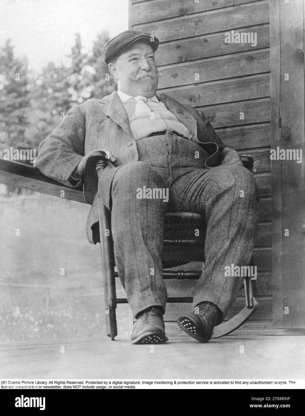 William Howard Taft , 1857-1930 , amerikanischer republikanischer Politiker und 27. Präsident der Vereinigten Staaten von 1909 bis 1913. 1907 Stockfoto