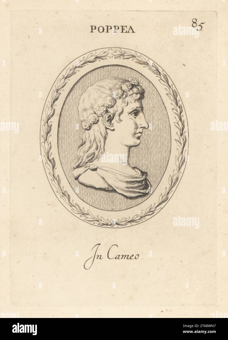 Büste von Poppaea Sabina, 30 65 n. Chr., auch bekannt als Ollia