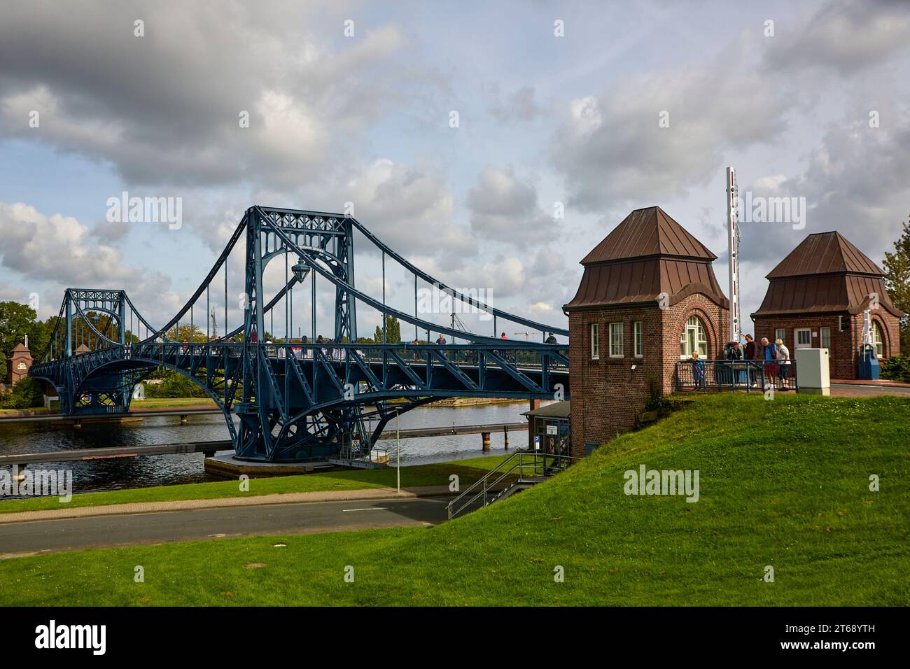 Kaiser-Wilhelm-Brücke Wilhelmshaven Stockfoto