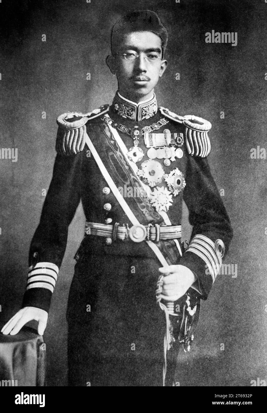 Hirohito, Japanischer Kaiser. [Automatisierte Übersetzung] Stockfoto