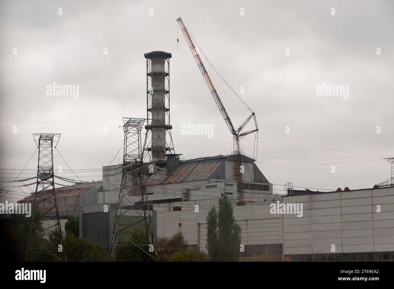 Reaktor 4 in Tschernobyl Stockfoto