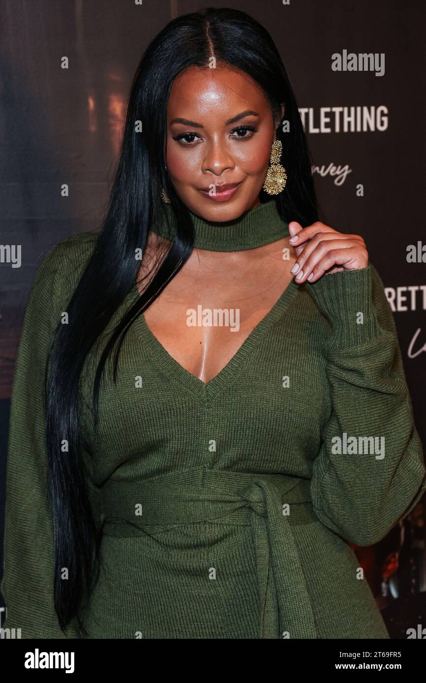 West Hollywood, Usa. November 2023. WEST HOLLYWOOD, LOS ANGELES, KALIFORNIEN, USA - 08. NOVEMBER: Vanessa Simmons kommt am 8. NOVEMBER 2023 im West Hollywood EDITION Hotel in West Hollywood, Los Angeles, Kalifornien, USA bei der PrettyLittleThing X Lori Harvey Party Wear Collection Launch an. (Foto: Xavier Collin/Image Press Agency) Credit: Image Press Agency/Alamy Live News Stockfoto