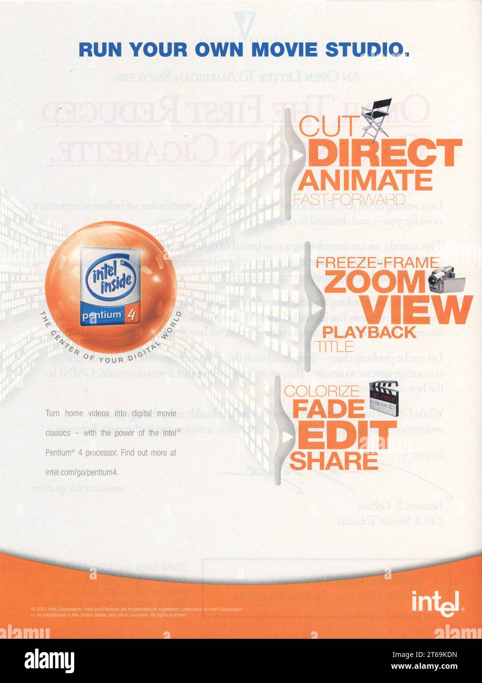 Vintage 'Time' Magazine, Ausgabe des 19. November 2001, USA Stockfoto