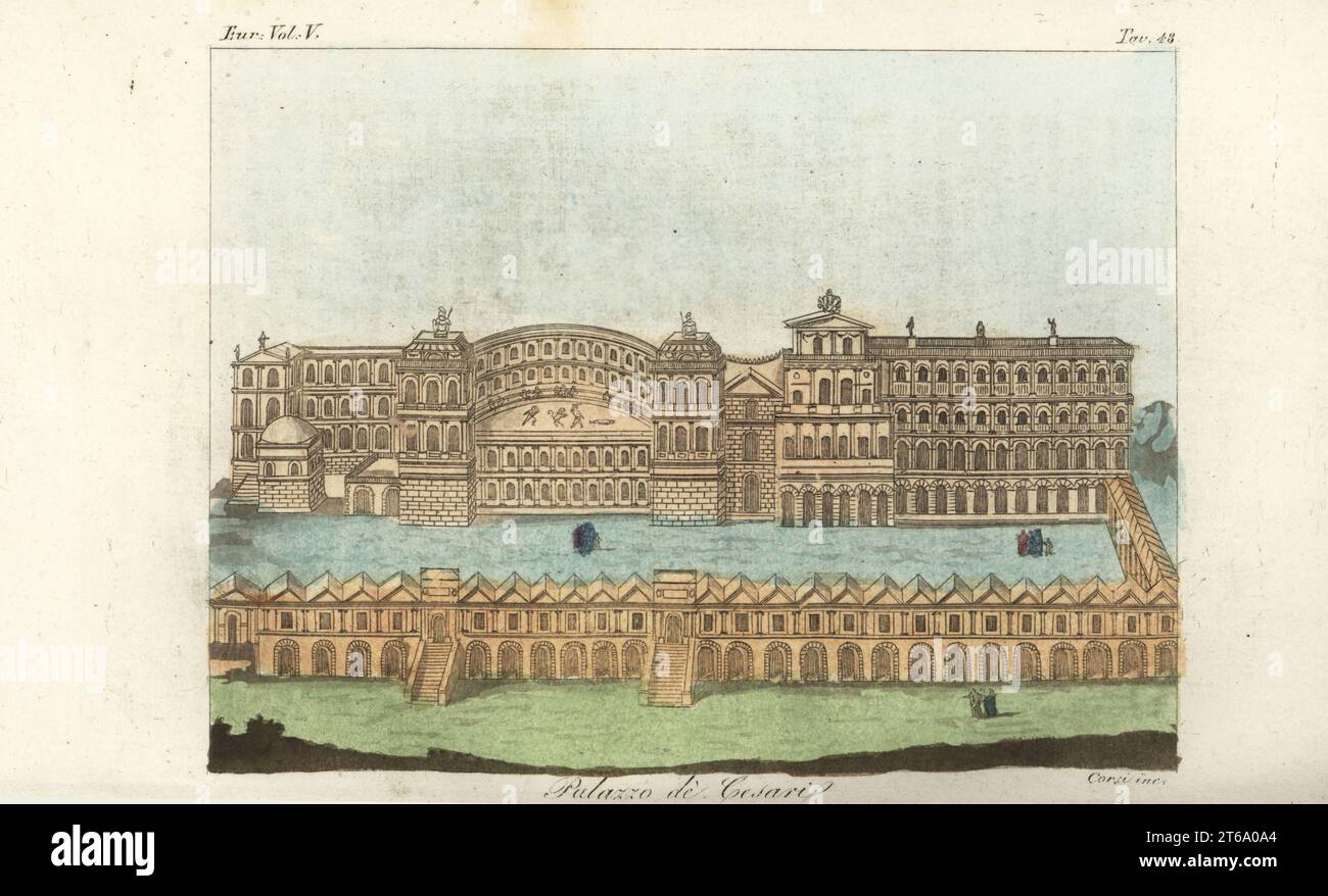 Palatine hill house of augustus Fotos und Bildmaterial in hoher