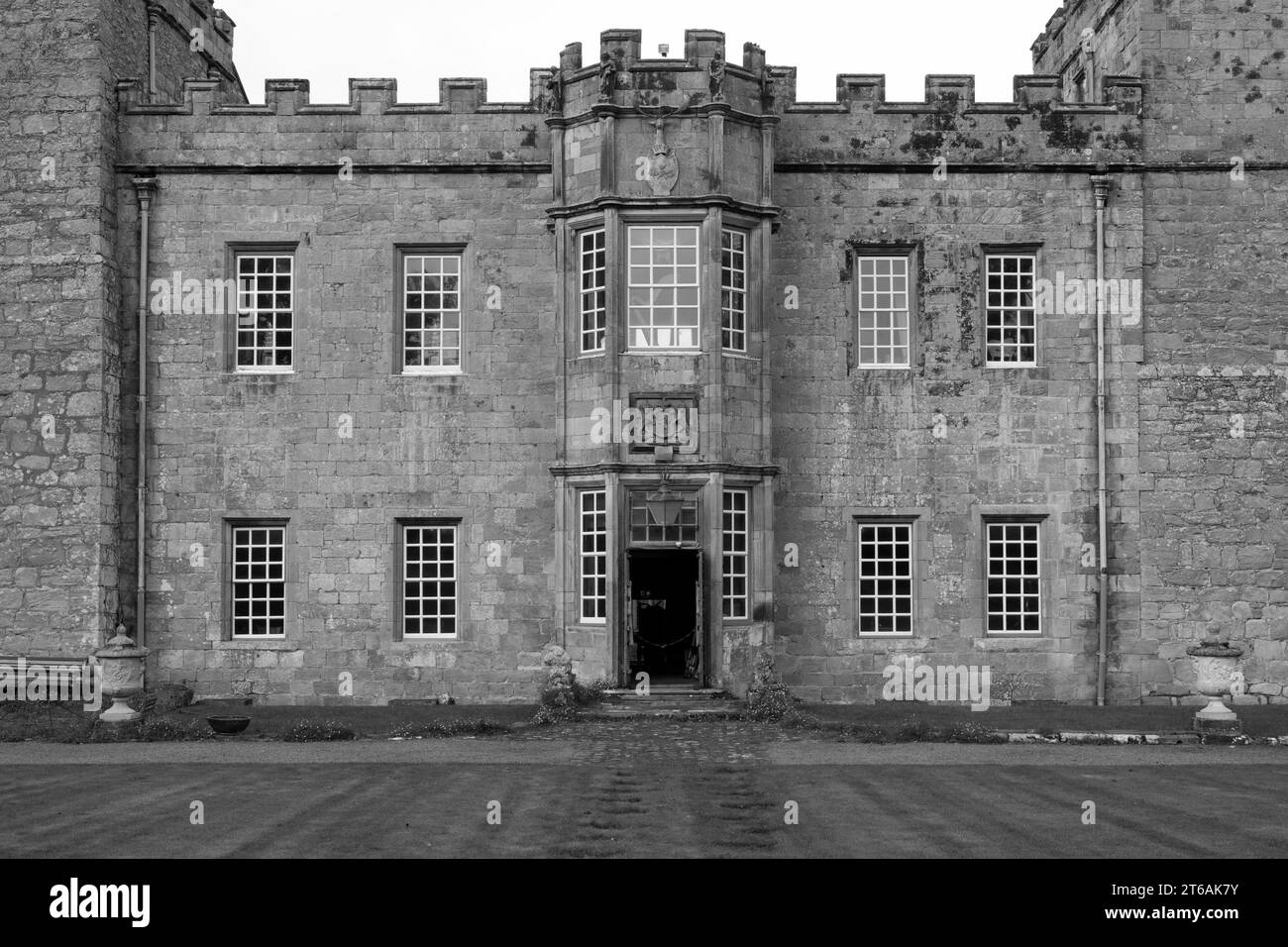 Chillingham Castle, Chillingham, Northumberland, England, Großbritannien. Stockfoto