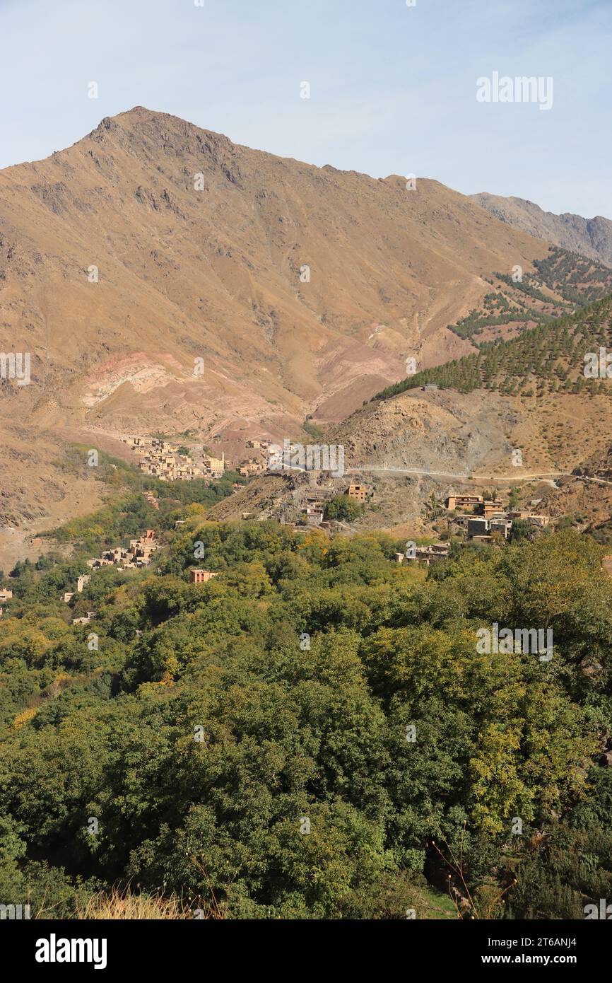 Das hohe atlasgebirge marokkos Stockfoto